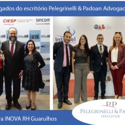 Dra. Ivany Tavares, Dr. Jacksom Gomes, Dra. Bia Costacurta e Dr. Dennis Pelegrinelli na Feira/Congresso Inova RH 2019.